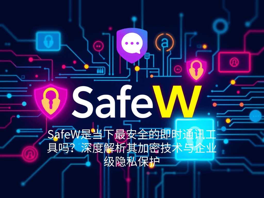 SafeW 隐私保护 - 端到端加密技术